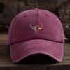 Washed Cotton Peaked Cap  For Man Women Hiking Fishing Vacation Exploration