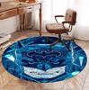 Batman Pattern Round Rug, Indoor/Outdoor Mat, for Picnic, Gameroom, Bedroom, Office, Living Room, Home Decor Carpet, Birthday Gift