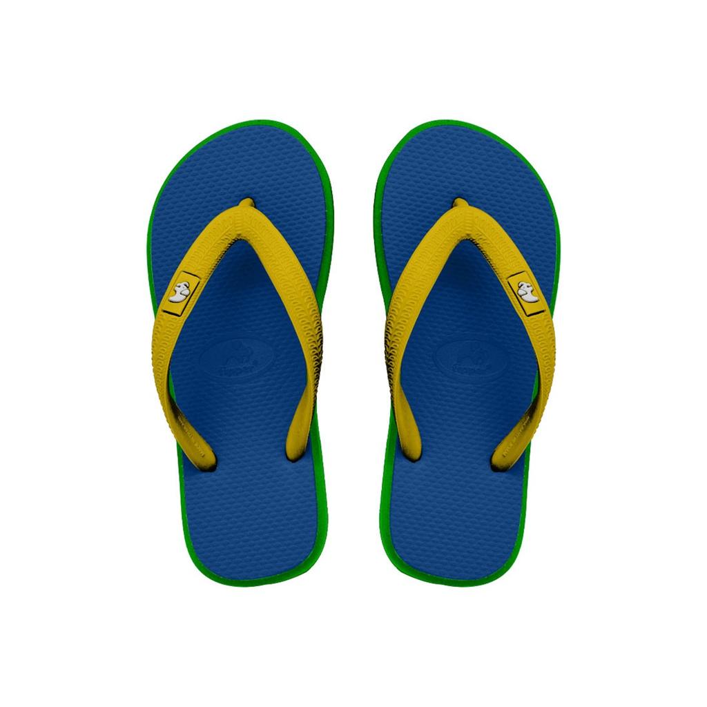 [Fipper] Kids Flip-Flops Blue Yellow [Blue Yellow]