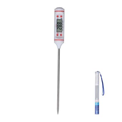 Digital Meat Thermometer with Long Probe Instant Read Food Thermometer with Large Display for