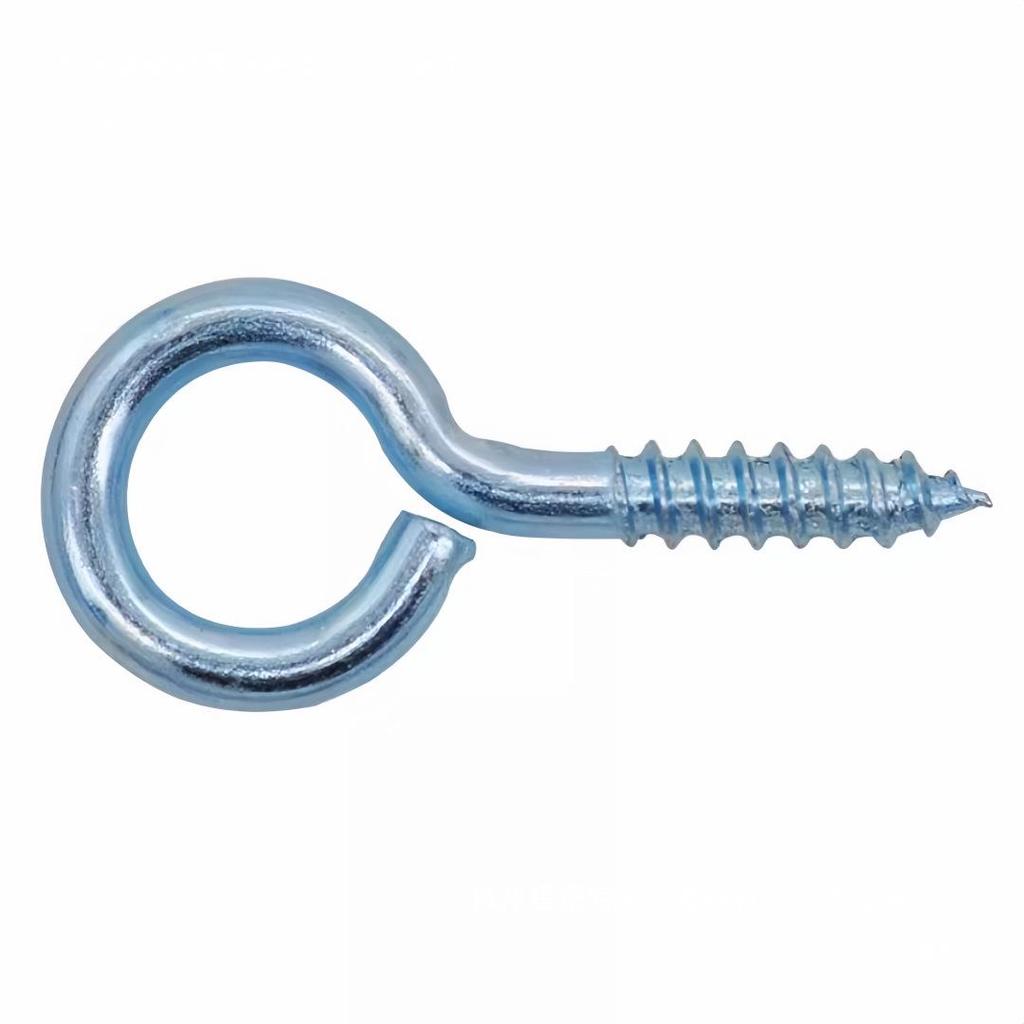 Sheep Eye Nail Hook with Ring, Self-Tapping Wood Screw, 9-Shaped Question Mark Lamp Hook for Windows.