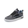 Chaussures décontractées en cuir de luxe pour hommes, baskets à semelle souple, chaussures plates britanniques à la mode, chaussures vulcanisées pour hommes, chaussures de skateboard rétro