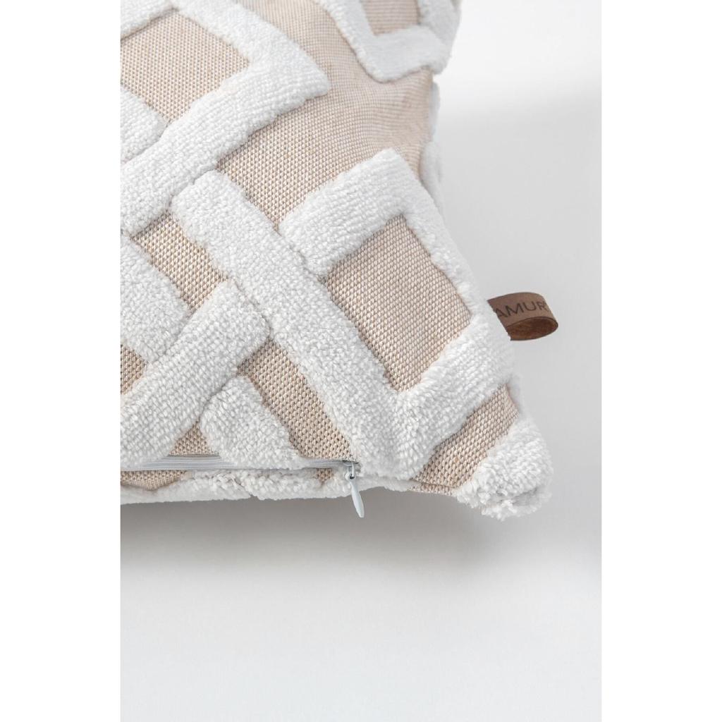 Bohemian Special Design Punch Punch Pattern Decorative Rectangular Throw Pillow Case Mila Gray