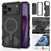Military Armor Phone Case For iPhone 17 16 15 14 13 Pro Max 17Air 16E Magnetic Wireless Charging Anti-Drop Protective Cover