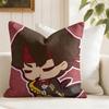 Phoenix Wright Ace Attorney Trilogy Cushion Cover Eco Linen Pillow Case DoubleSided Print Breathable Durable Zipper Home Decor