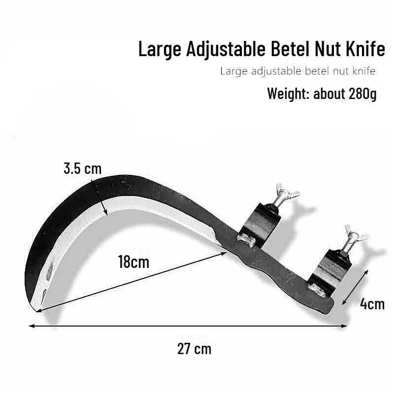 High-Altitude Manganese Steel Sickle: Betel Nut, Wheat & Rice Harvesting, Pruning, Fruit Picking.