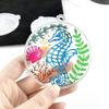 Shiny Glossy Silicone Resin Molds Marine Animal Keychain Mold DIY Pendant Ornaments Jewelry Epoxy Resin Crafting Molds