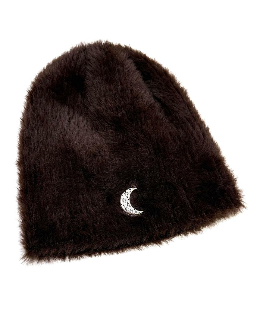 OTHER-worldly Moon Power Beanie [Brown Fur]