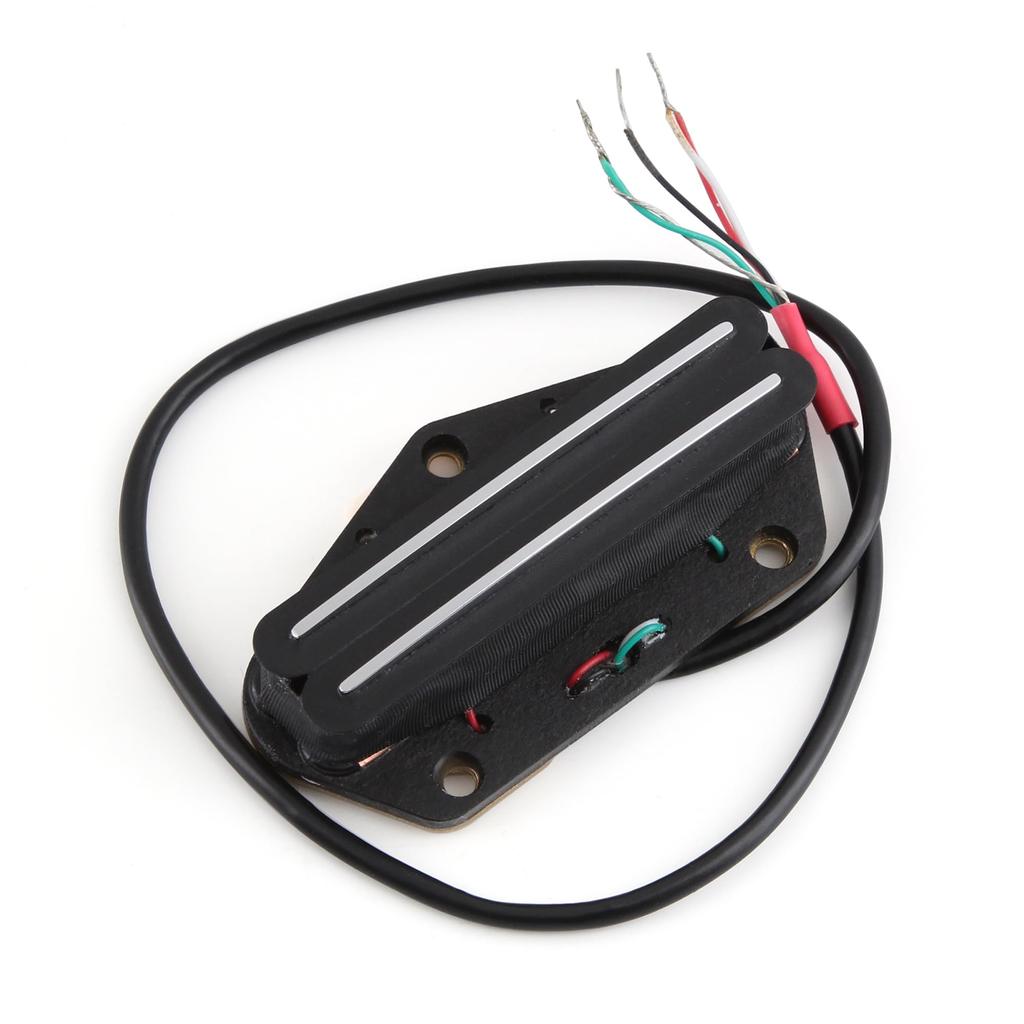 FLEOR Alnico 5 Tele Pickup Hot Rail Humbucker Bridge Pickup 6-7K Fit Fender Tele Guitar Parts