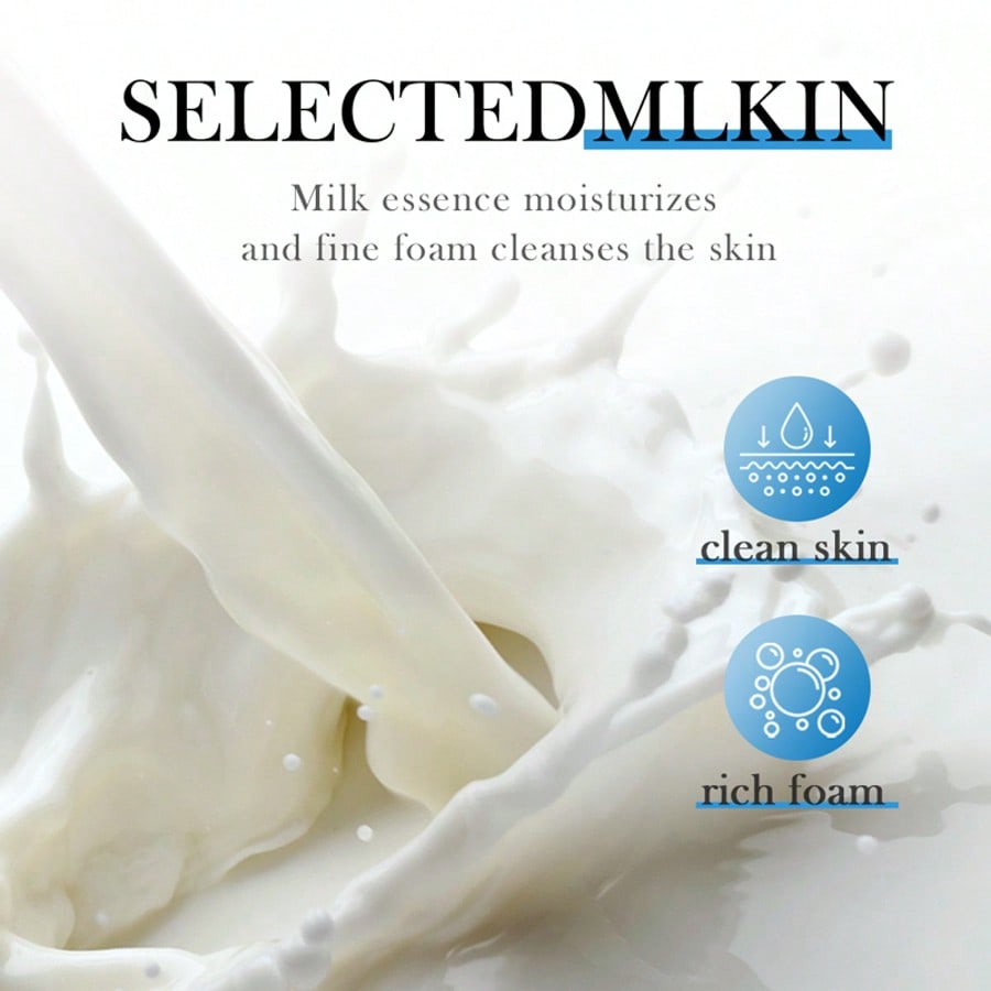 1PC Amino Acid Milk Facial Cleanser,Moisturize, Improve Acne-Prone Skin, Refine Pores And Firm,Clean