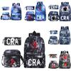 Cr7 Children's Backpack Set With Breathable Comfortable Straps And Letter Print