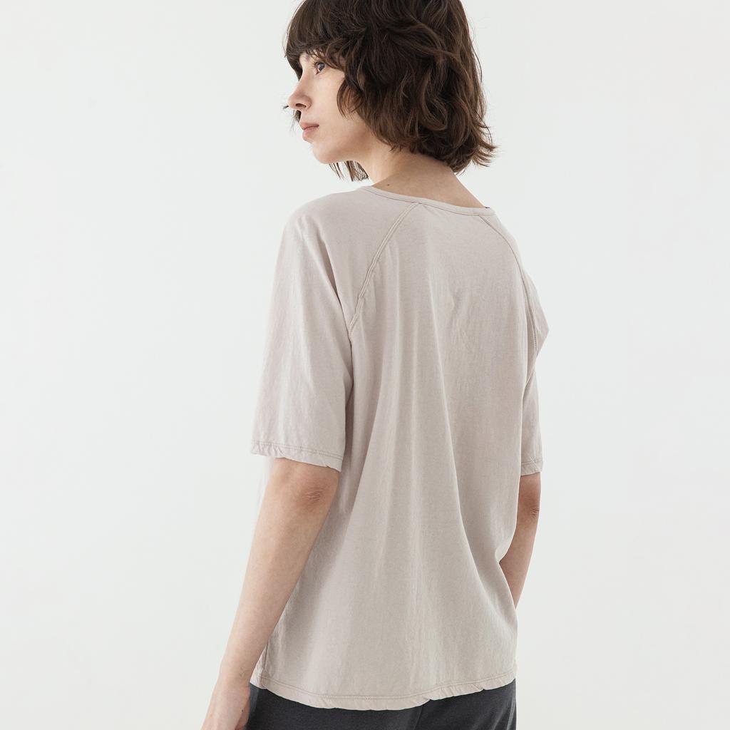Kojeuneog Maria Raglan Women'S Short Sleeve T-Shirt In Indie Pink