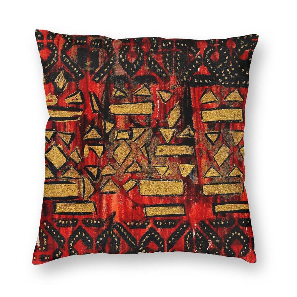 African Tribal Mudcloth Pillowcase Polyester Linen Velvet Creative Zip Decor Pillow Case Car Cushion Cover