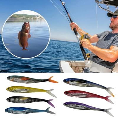 12CM/9G Weicher Angelköder Realistisch Leicht Bunt Bionischer Kunstköder Süßwasser Salzwasser