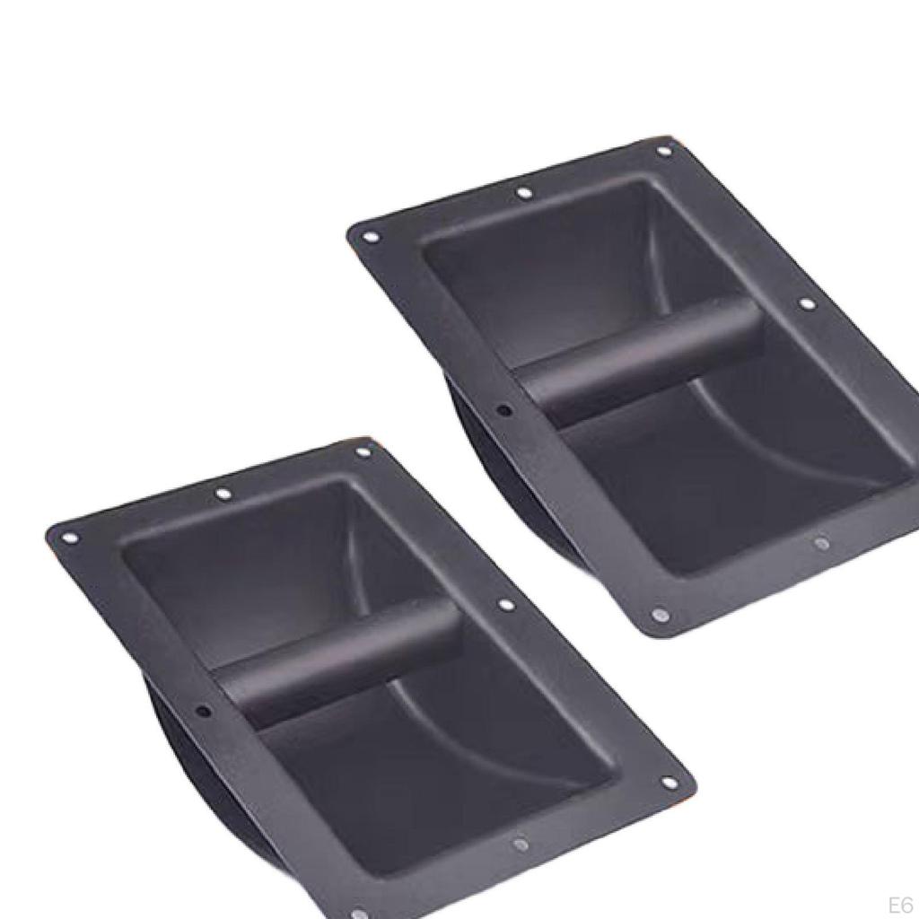2 Pieces Speaker Cabinet Handles Heavy Duty Supplies Grasp Side Handle Lightweight Loaded