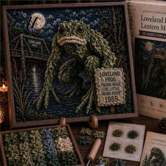 Healing Handcrafted Activity 2PCS Dark Gothic DIY 3D Fabric Art Craft Kit Textile Sculpture Handmade Storytelling Handicraft Project Beginner