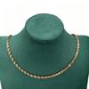 Stainless Steel Butterfly Twist Chain Necklace - Simple, Fashionable, Light Luxury Design