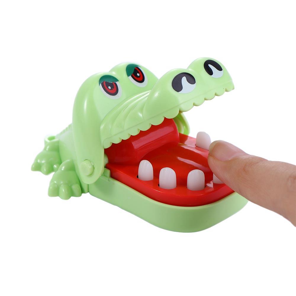 Zahnarzt Mini Beißhand Alligator Biss Finger Spiel Krokodil Spielzeug Krokodil Maul Knebel Spielzeug