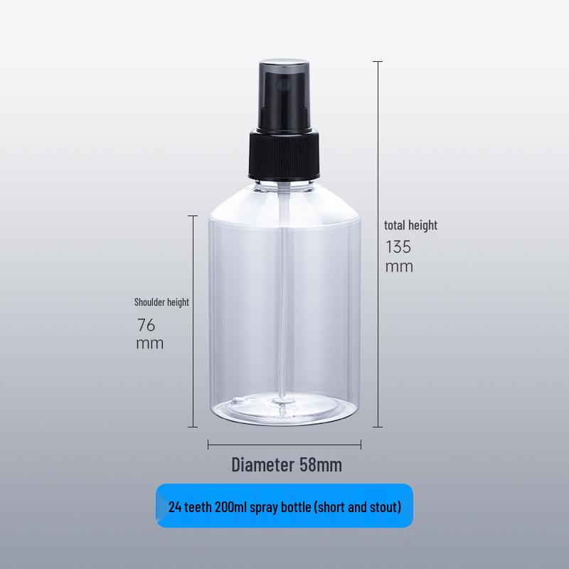 Amber Fine Mist Spray Bottle – 100/150ml PET Plastic for Cosmetics
