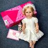 22" Lifelike Reborn Girl Doll - Full Soft Vinyl Body Simulation Baby Doll