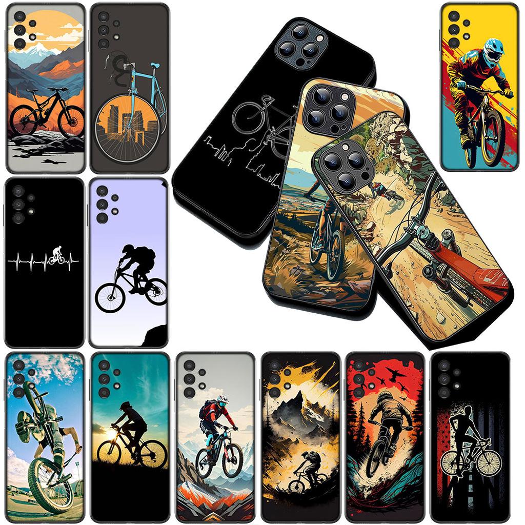 Cover for Motorola Moto G22 G23 G32 G53 G60 G13 G64 G20 G8 G9 Plus Power E13 E20 E32 Phone Case Mountain Bike Car Cycling Art