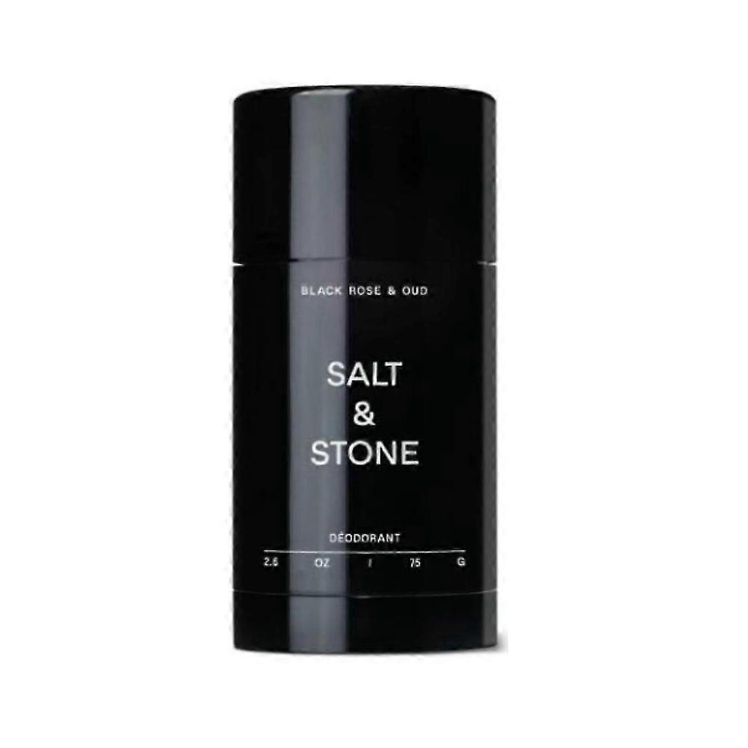 Salt Stone Unisex Extra Strength Deodorant with Black Rose Oud Fragrance, Ideal for Long-Lasting Freshness