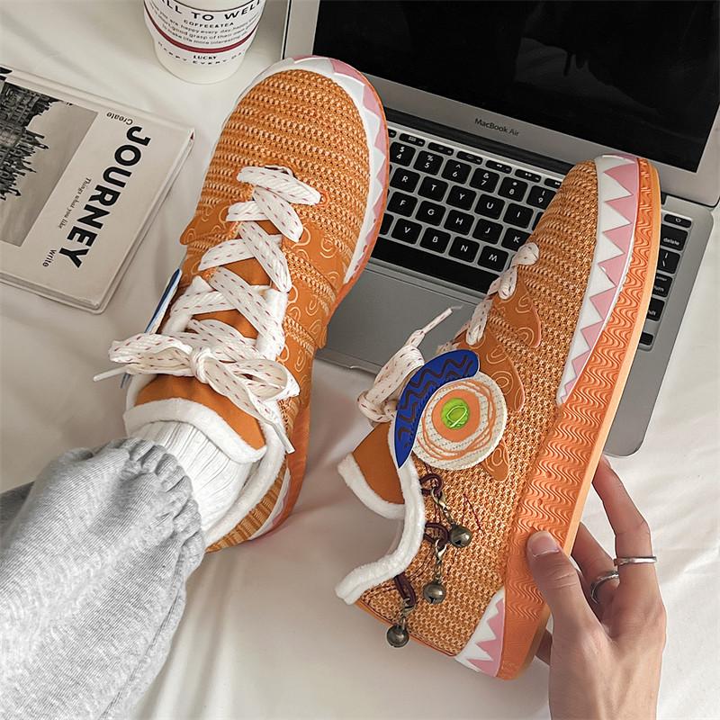 Mode Original Orange Herren Designer Schuhe 2024 Street Fashion Skateboard Sneaker Herren Komfort Atmungsaktiv Canvas Freizeit Sneaker Mann