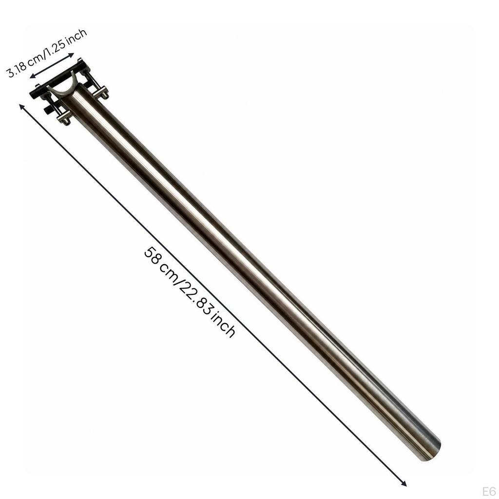 Lightweight Titanium Seatpost Precision-Machined Cycle Long-Lasting