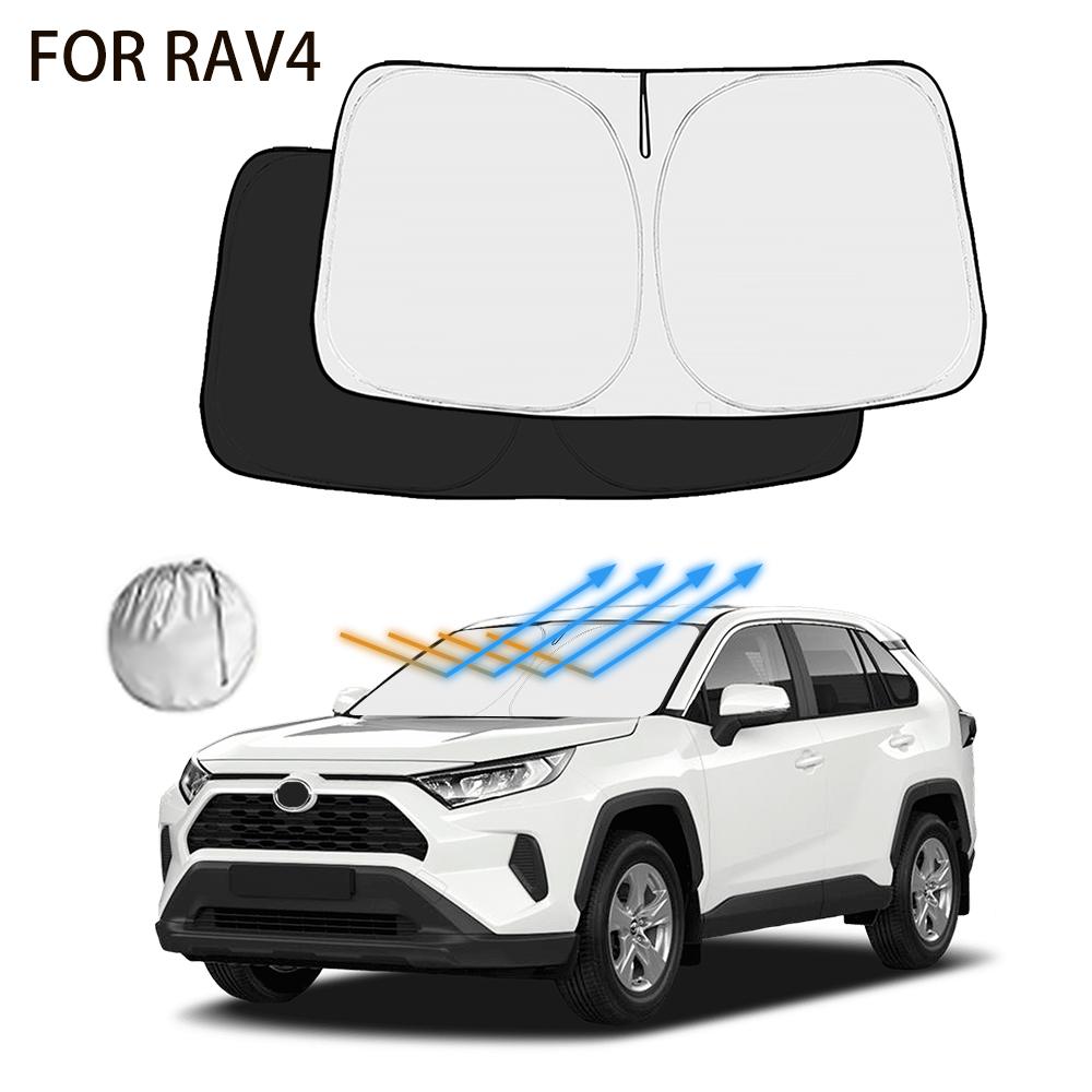 for Toyota RAV4 2018-2026 Front Windshield Sunshade Cover Car Interior Accessory - UV Protection Front Window Sun Shade Visor