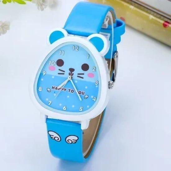 Girls Cute Cartoon Kids Watches Quartz Analog Leather Wristwatches Cartoon Children Watch Birthday Girls Clock Gift