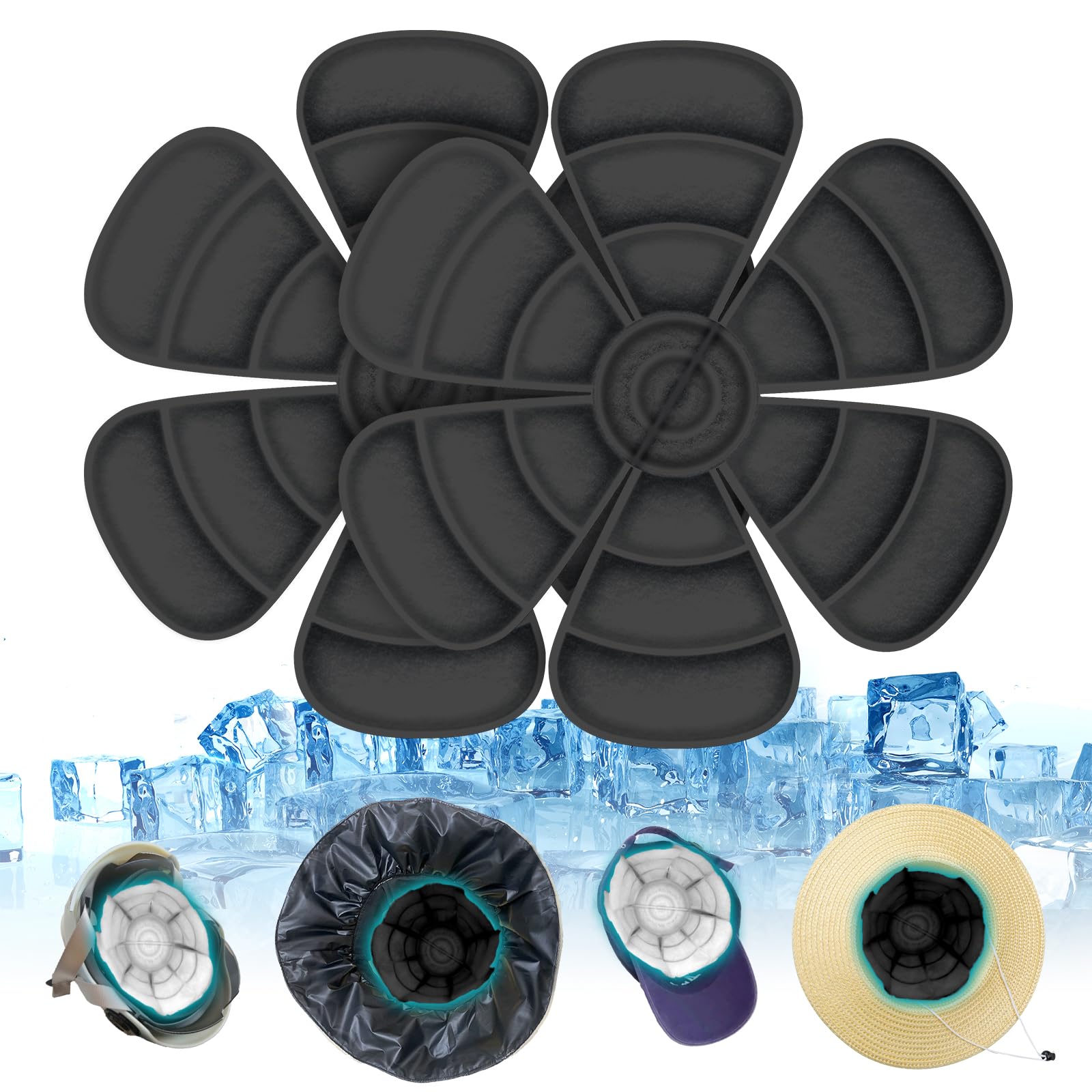 

Head Cooling Ice Pack for Adults and Freezes Naturally at Developed in Summer 2025 by a Japanese Ice Head Heatstroke Heat Cooling Cool Ice Cap Work