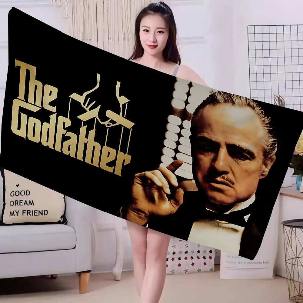 

Classic Movie G-Godfather Microfiber Printed Beach Towel Mountain Climbing Yoga Beach Swimming Running Absorbent Soft Towel W40*H60(CM)