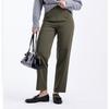 Women's High-waisted Straight Leg Trousers Casual Commute Office Pants