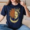 Mystic Moon And Sun T Shirt Vintage Stars Cosmic Sweat Celestial Boho Sweater Yoga Spiritual