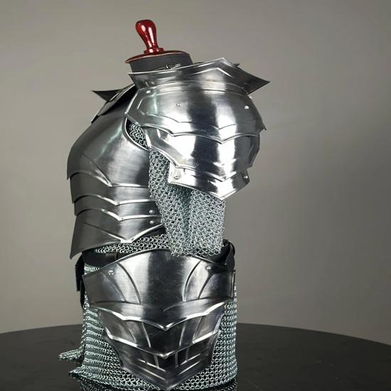 Rytířská zbroj Středověká německá plná zbroj Gotická 14. století Larp Cosplay Zbroj Dekorace Nejlepší dárek