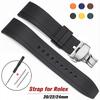 20mm 22mm 24mm TPU-Armband für Rolex Wasserdichtes Gummi-Uhrenarmband für Seiko Schnellverschluss Silikon Taucherarmband Schmetterlingsverschluss