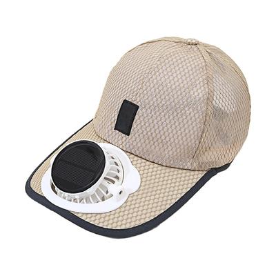 Summer Men Women Baseball Hat With Solar USB Charging Fan Outdoor Solar-Powered Breathable Baseball Cap Fishing Hat Sun Hat