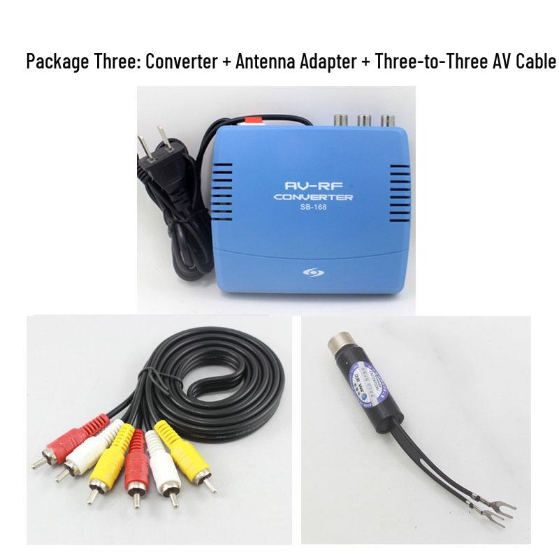 Shibei SB-168 AV to RF Converter for Vintage Black & White TVs