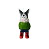 Wooden French Bulldog Figurine Creative Desk Decor Handcrafted Home Office Gift For Animal Lovers