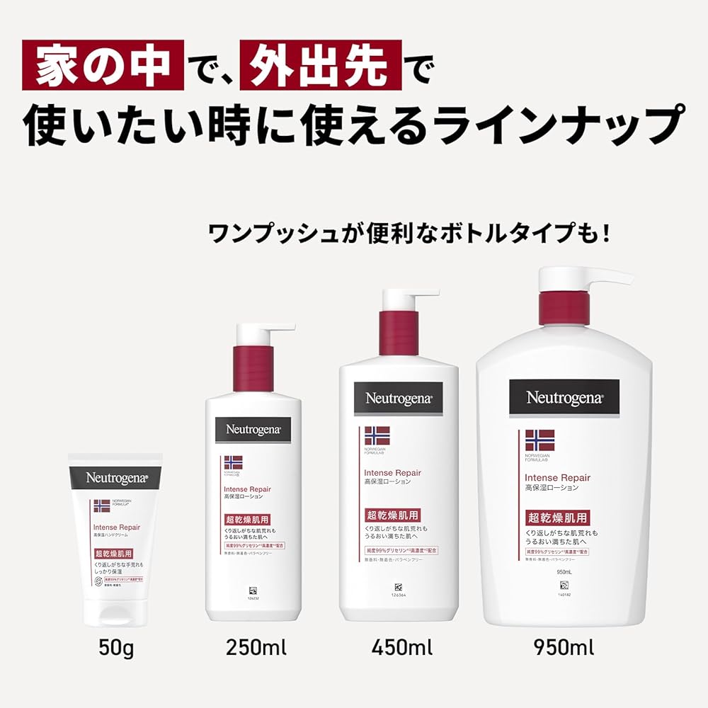 Neutrogena Norwegian Formula Intense Repair Body Emulsion 950ml Unscented Moisturizing Cream for Extremely Dry Skin