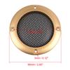 uxcell Speaker Grill Mesh Subwoofer Grille Clill Cover Decorative Circle Grill Protector 50mm 2pcs Gold Tone