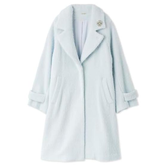 SNIDEL Shaggy long coat with brooch SWFC255060 Women s