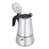 Portable Stainless Steel Coffee Pot Moka Espresso Maker Mocha Pot (300ml)