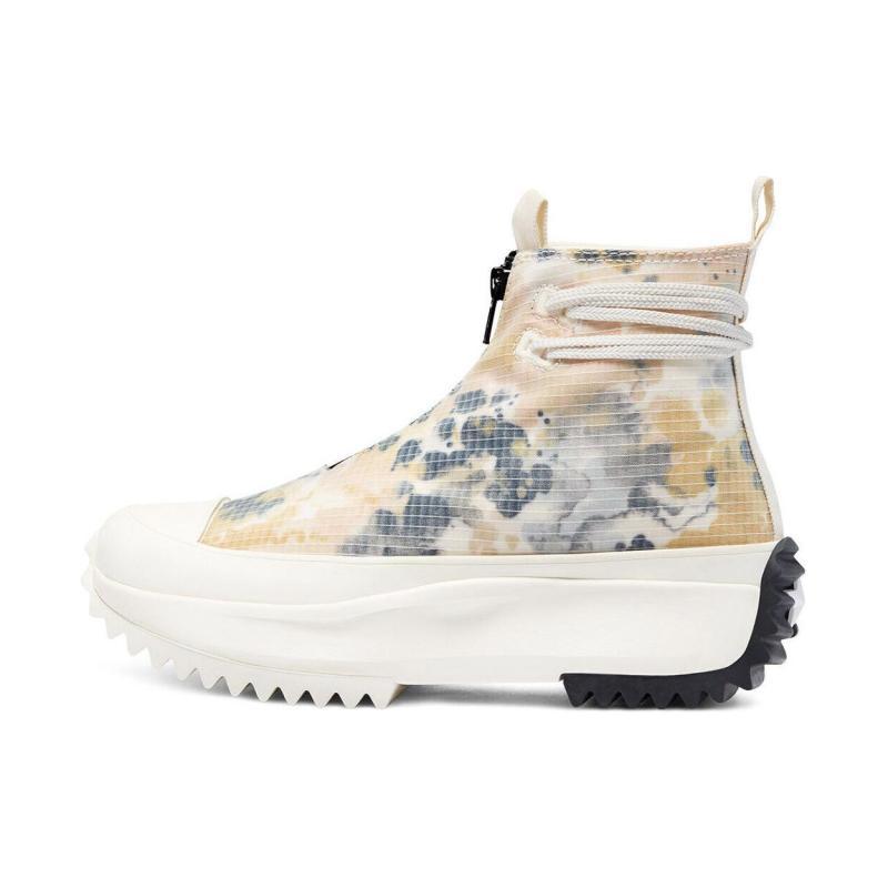 

Converse Run Star Hike Удобные и Универсальные Высокие Эспадрильи Унисекс Белые и Черные 35.5