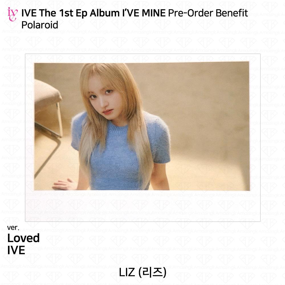 IVE Primul EP I'VE MINE Foto oficială Polaroid Sticker pliat Poster KPOP