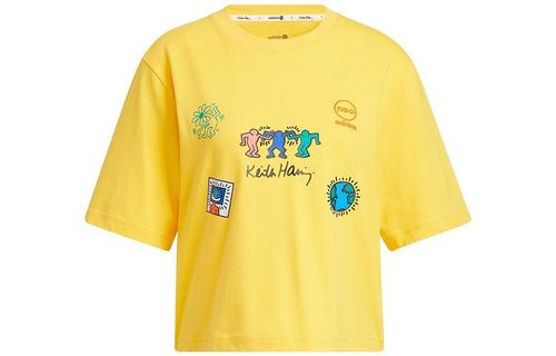 Adidas X Keith Haring Neo Crop Tops Women s Yellow HD7253 M жёлтый