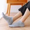 10 pairs of men's and women's socks, lightweight and breathable, soft polyester cotton socks, casual business ankle boat socks