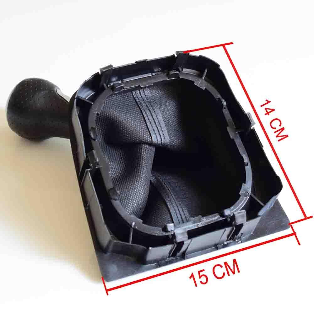 GOOD Shipping Car Shift Gear Knobs Covered Leather Knob With Gaitor For VW Volkswagen GOLF 6 VI MK6 Jetta 5 Golf 5 V MK5