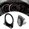 Single Gauge Mounting Panel, 2.1 Inch Gauge Mounting Panel Bracket Pod with Single Hole, Metal Gauge Pillar Bracket Holder for Most Vehicles'