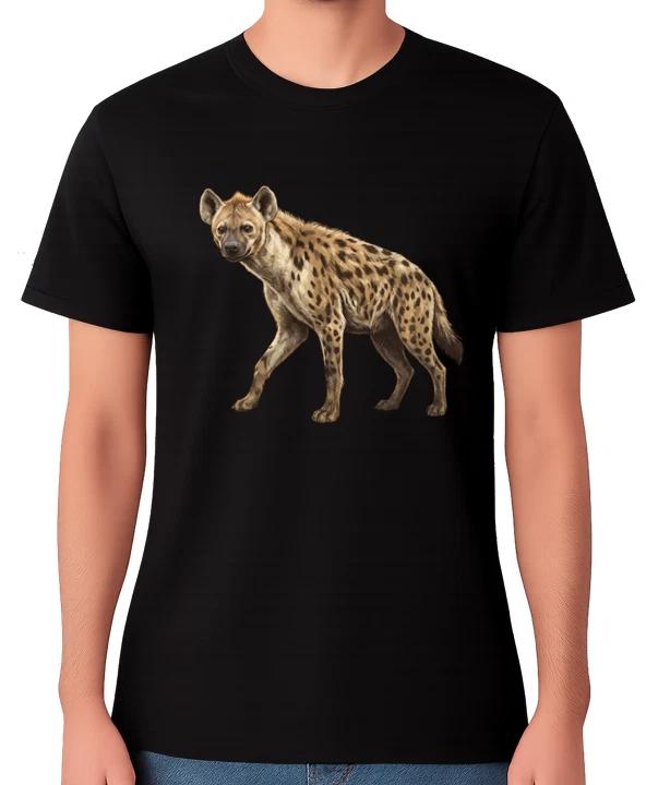 Hyena Wildlife Animal T-Shirt Safari Nature Graphic Tee S